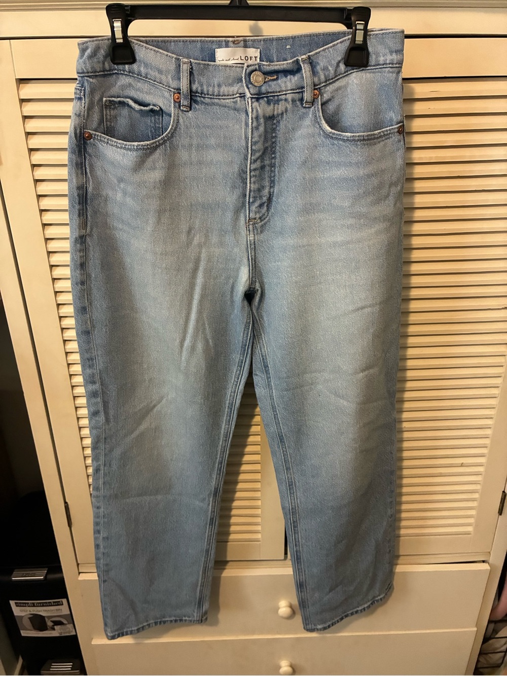 LOFT Light Blue Straight-Leg Women's Jeans